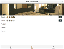 Tablet Screenshot of hotel-fiera.com